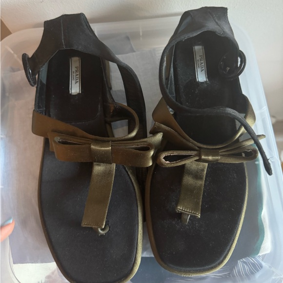 Prada bow sandals - Picture 1 of 4